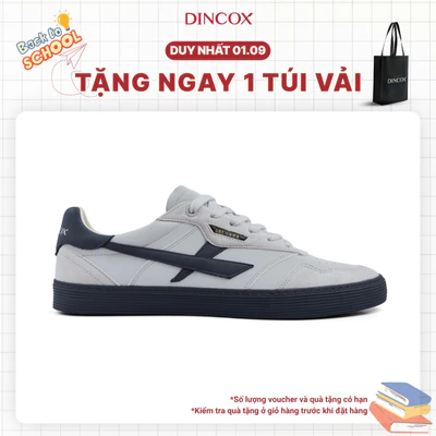 Giày Sneaker Nam Nữ DC48 SMOKE DRIFT Dincox Shoes Đế Bằng - Da phối Suede Cao Cấp