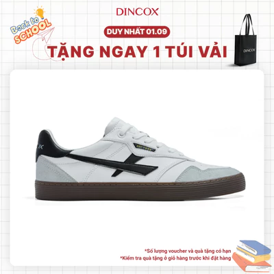 [NEW ARRIVAL] Giày Sneaker Nam Nữ DC48 CITY STRIPE Dincox Shoes Đế Bằng - Da phối Suede Cao Cấp
