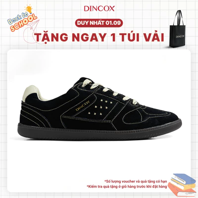 [NEW ARRIVAL] Giày Sneaker Nam Nữ Da Suede Cao Cấp Dincox Shoes DC50 RAVEN