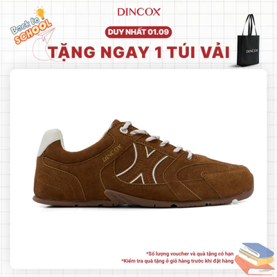 [NEW ARRIVAL] Giày Sneaker Nam Nữ Da Suede Cao Cấp Dincox Shoes DC51 GOLD RUSH