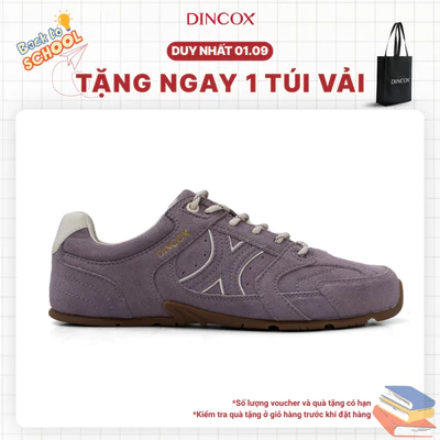 [NEW ARRIVAL] Giày Sneaker  Nữ Da Suede Cao Cấp Dincox Shoes DC51 VIOLET DUSK