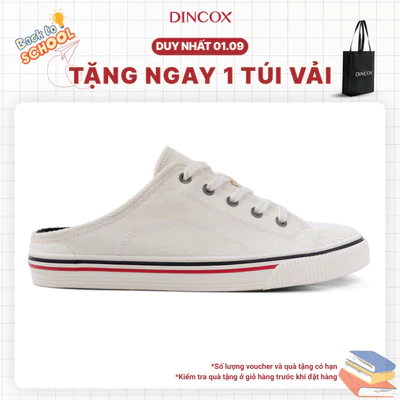 Giày Sục Đạp Gót Mules E10 CREAM LINE Vải Sneaker Unisex, Giày Sục Thể Thao Tăng Chiều Cao