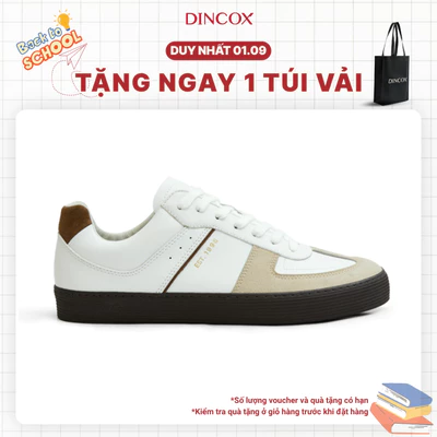 Giày Sneaker Da - GAT Shoes Nam Nữ DC36 White Dune Dincox Shoes