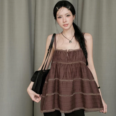 KIDO - Áo hai dây babydoll MERMAID TOP