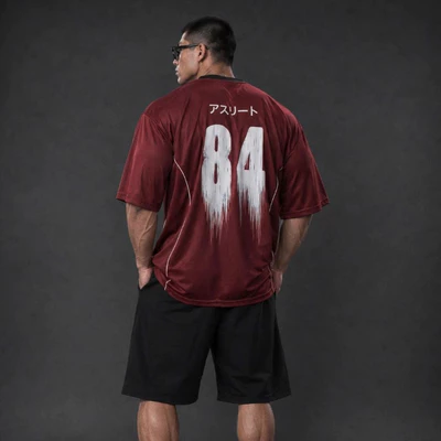 Áo Degrey Jersey Mesh Fabric DRIP RED - JERMESHDRIP