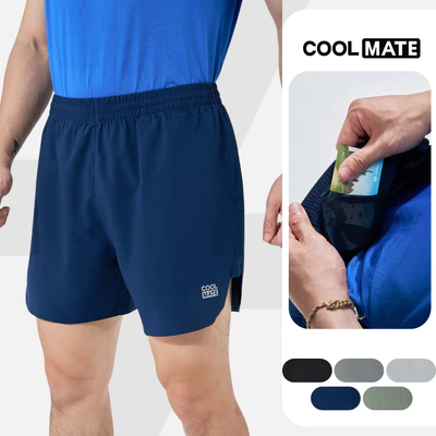Quần shorts thể thao Maxcool Economy II thoải mái vận động, quần pickleball giá tốt Coolmate