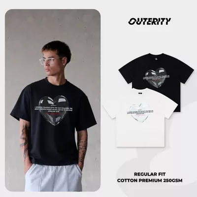 Áo Thun Form Regular Fit Outerity Unspoken Premium Cotton 250gsm Unisex Nam Nữ Localbrand