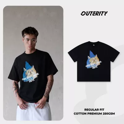 Áo Thun Form Regular Fit Outerity Judge Premium Cotton 250gsm Unisex Nam Nữ Localbrand