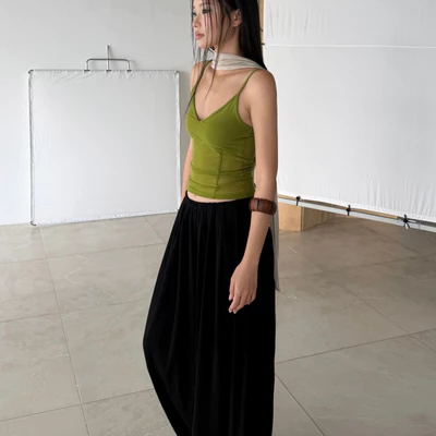 Áo dây thun lưới dẻo hàn 𝐒𝐎𝐌𝐒 | 𝐒𝐞𝐥𝐞𝐧𝐞 𝐓𝐨𝐩