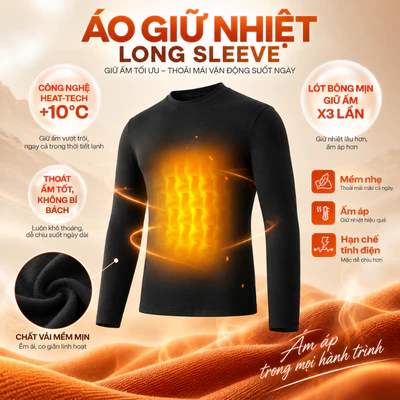 Áo Phông dài tay giữ nhiệt LONG SLEEVE SHIRT TORANO basic FWTL001