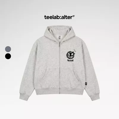 Hoodie Nỉ bông Teelab Alter Regular Fleece TI STAR Zip-Up Hoodie HD143