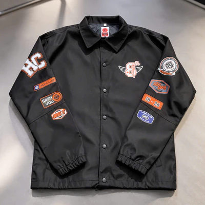 Áo Khoác COAH JACKET 8 màu đen vải dù nút bấm HIGHCLUB Brand Chính Hãng