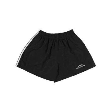 "WHENEVER" QUẦN DÙ - YATCH LOGO SHORTS/ BLACK
