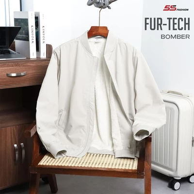 [SVIP X 5S] Áo Khoác Bomber Nam 5S FASHION Lót Lông Dày Dặn, Ấm Áp, Thiết Kế Basic Dễ Mặc 01-M0AKB26013