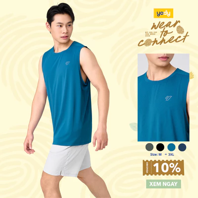 Áo Ba Lỗ Nam Yody Thể Thao Siêu Nhẹ Exdry TRA MATA26S005