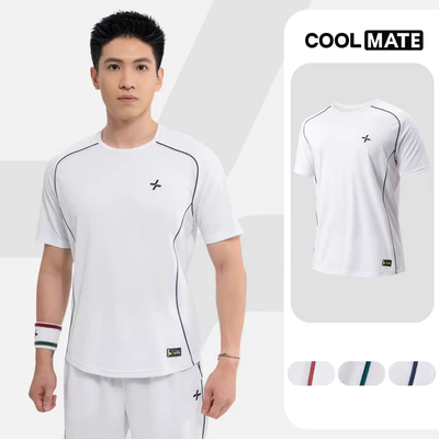 Áo thun thể thao nam Pickleball Driveshot Essentials Nhanh khô Thoáng khí Thấm hút tốt Coolmate [LS]