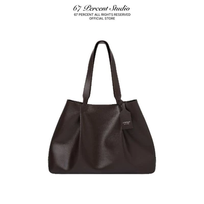 Túi Xách Da Xếp Ly Thời Trang 67PERCENT/67% - SLOPE TOTE BAG