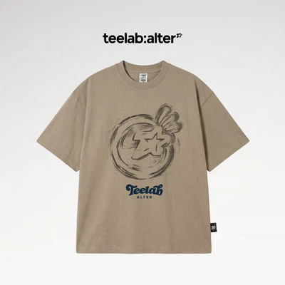 Áo Thun Teelab Alter Oversized Cotton TI STAR Scribble Tee TS436