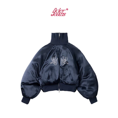 LIDER Jeans | Áo Khoác Lụa Satin Unisex Dáng Bomber LIDER FOR FUN BOMBER JACKET