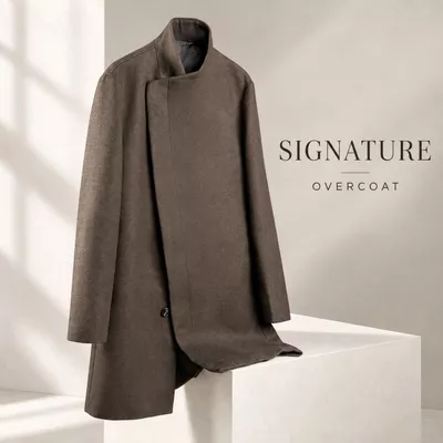 Áo blazer SIGNATURE OVERCOAT TORANO dáng dài lịch sự, phong cách nam tính FWTM001