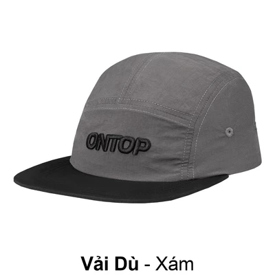 Mũ snapback xám local brand ONTOP có khóa điều chỉnh vòng đầu, lưỡi trai cho nam nữ | O-C1