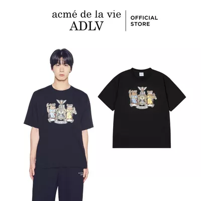 Áo Thun ADLV NY Hommage dáng oversized màu Đen - Hàng chính hãng