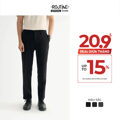 [UP TO 20%++] Quần Tây Dài Nam Form Slim - Routine 10S25PFO012