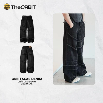 Quần Jeans Dài form "Loose Fit" ORBIT SCAR DENIM  - Local Brand Chính Hãng