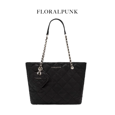 [NEW] Túi xách Floralpunk Ivy Chain Tote - Black - Chất liệu da PU - Đeo chéo/ đeo vai/ xách tay