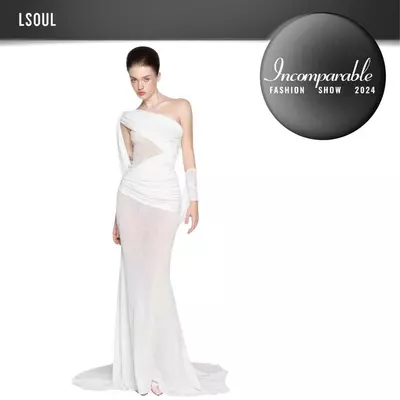 [INCOMPARABLE] LSOUL - Đầm Maxi Quấn Vai Ôm Dáng Xếp Ly Sang Trọng Đi Tiệc Gabriella Dress V24061612