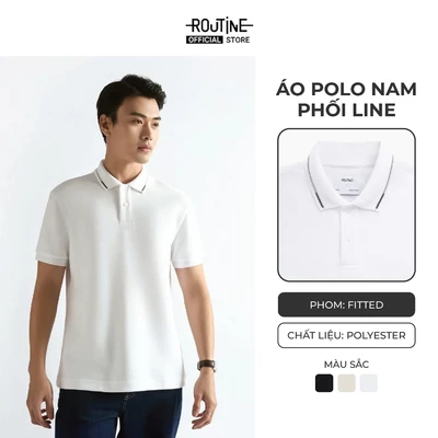 Áo Polo Tay Ngắn Phối Cổ Form Fitted - Routine 10F24POL029