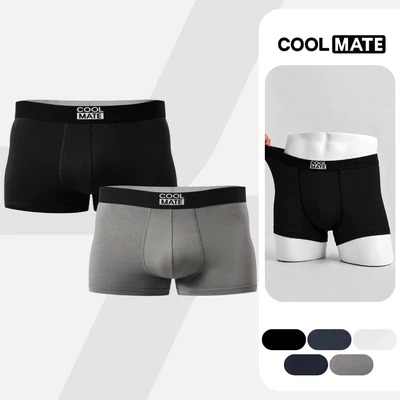 Combo 2 quần lót nam Trunk Bamboo kháng khuẩn Coolmate