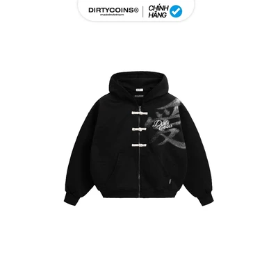 Áo Khoác DirtyCoins Hoodie Crack Printed