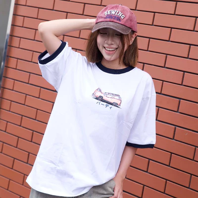 Áo thun nam nữ BIRDY SUMMER ROAD OVERSIZED T-SHIRT