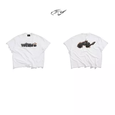 CHARRED TSHIRT - Áo thun cotton xược in trame thấm vải nam nữ Whose Studio