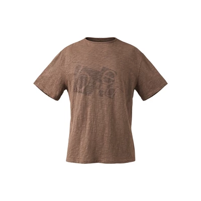 Áo Thun Unisex Màu Nâu Đất Họa Tiết ‘Beuter Blocks’ Regular Fit - BEUTER® ‘Beuter Blocks’ T-SHIRT - BROWN