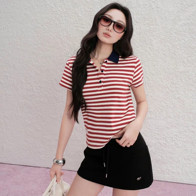 KIDO - Áo thun cổ polo tay ngắn NOMIE TOP