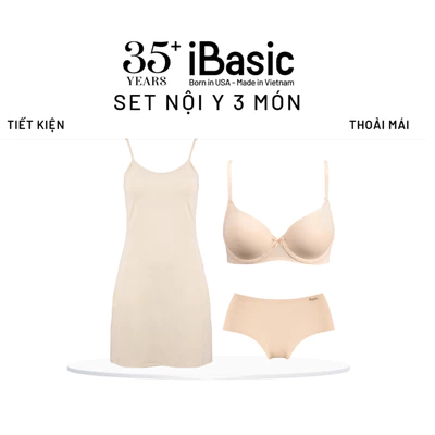 Set áo ngực, quần lót và đầm lót iBasic