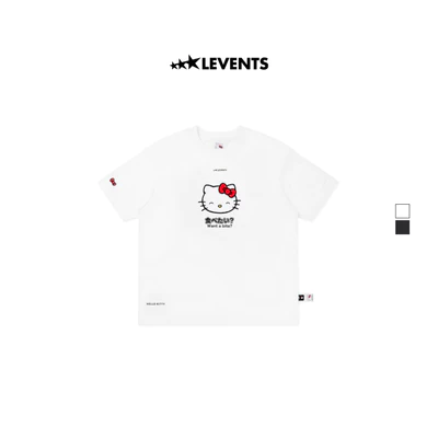 Levents® x Hello Kitty | Áo Thun Joy Icon Heavyweight Oversized Tee
