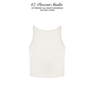 Áo Ba Lỗ Vải Lụa Cột Dây 67PERCENT/67% - SATIN TOP