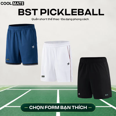 [MUA 2 GIẢM 20%]BST Quần short nam Pickleball, Quần đa năng thể thao, tập Gym, chạy bộ, mặc hàng ngày thấm hút COOLMATE