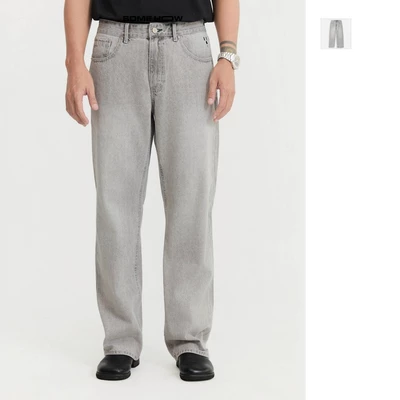 [New10] Quần Jean Straight Static Gray Denim Chất Liệu Jean Cotton Không Co Giãn Cá Tính, QJ0156 SOME HOW STORE