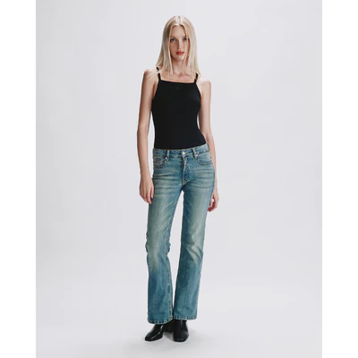 Eleven - Quần Jeans Ống Loe Bootcut Vintage | Màu Xanh Nhạt