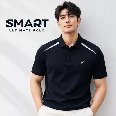 Áo polo nam thể thao can vai ULTIMATE POLO TORANO chuẩn form, mỏng nhẹ, thoáng mát, nhanh khô FSTP001
