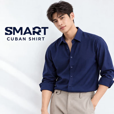 Áo Sơ mi CUBAN SHIRT TORANO dài tay, chuẩn form nam tính, trẻ trung EATB003 GATB028