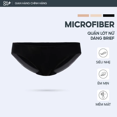 Quần lót nữ ONOFF sợi Microfiber siêu mảnh mát mịn, mỏng nhẹ ONOFF - 16UJ23A006