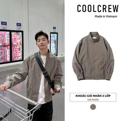 Áo Khoác Ngoài Gió Nhăn 2 Lớp chống nắng, chống gió Cao Cấp 𝐂𝐎𝐎𝐋𝐂𝐑𝐄𝐖 Form Unisex Cleanfit - AK02 AKD024