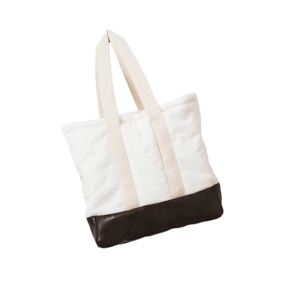 MAHU - TÚI TOTE CHẦN BÔNG PHỐI DA