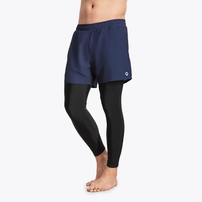 Quần đi biển nam SOBIE legging 2 layer kín đáo Marine Rise