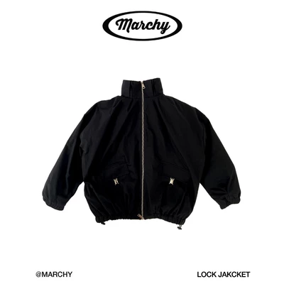 MARCHY - Lock Jacket - Áo khoác dù cổ đứng dây kéo 2 dầu